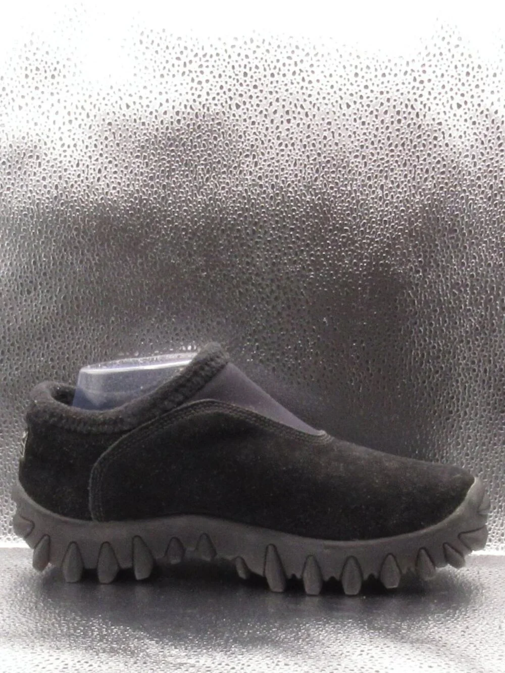 Salomon Black Contagrip CX Snow Clog Suede Slip-On Winter Shoes Mens Size 7